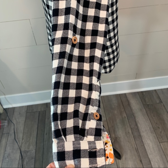 Matilda Jane with Joanna Gaines Flannel Pop Over Shirt XS - Picture 3 of 7